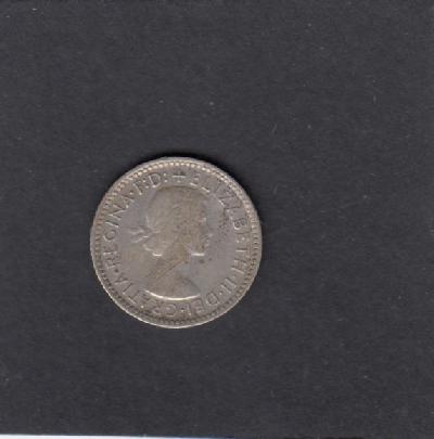 Beschrijving: 6 Pence ELIZABETH II  